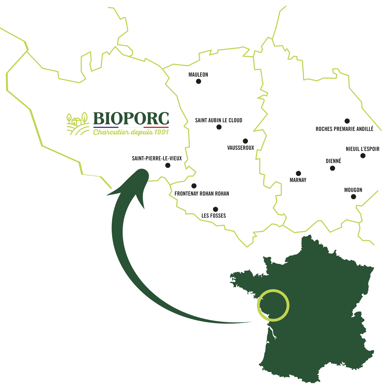 Carte des éleveurs Bioporc